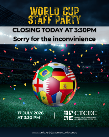 Closing early for World Cup Staff Party